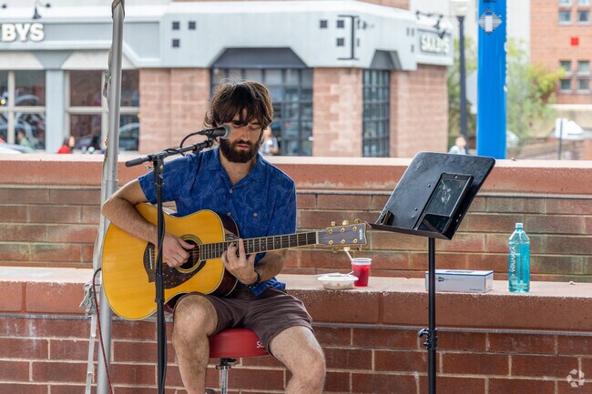 There is always live entertainment at the Bethlehem Farmers Market.