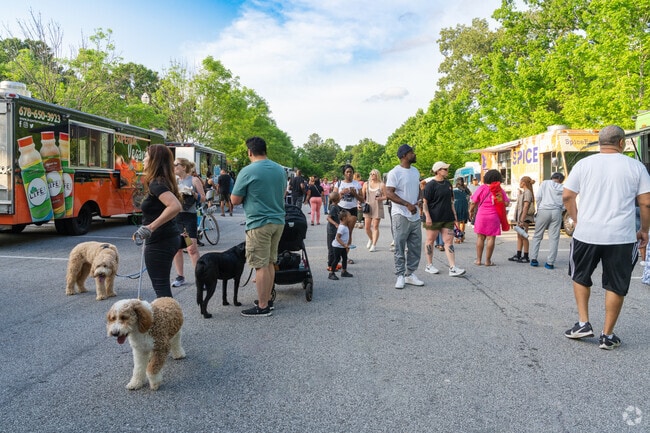 Smyrna Food Truck Tuesday's takes place weekly in the warmer months at Taylor Brawner Park.
