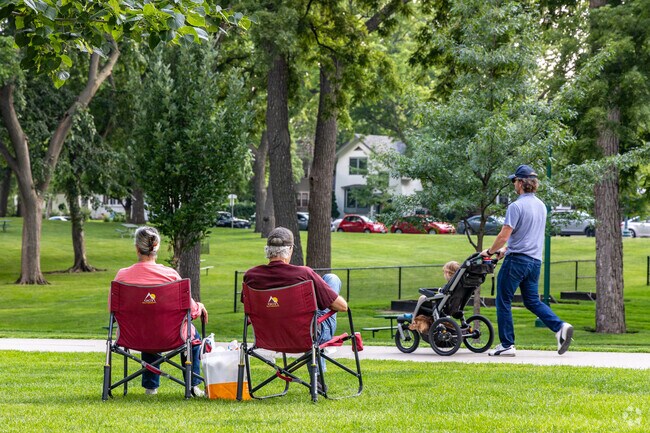 Locals enjoy spending time outdoors at McKennan Park.