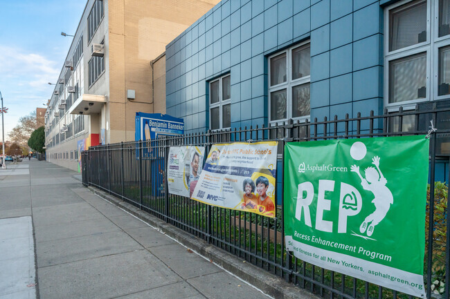 PS 256 Benjamin Banneker offers many academic and athletic opportunities for students.