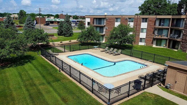 Outdoor Pool Balcony View
