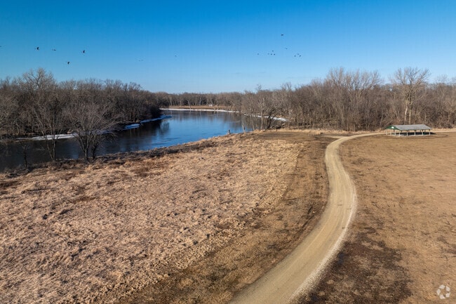 Riverside Park is a public park located in Roscoe with miles of trails.