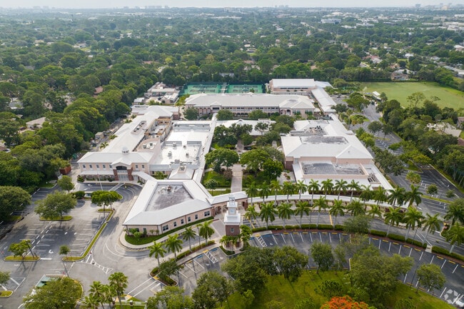 Pine Crest School - Boca Raton has a spacious campus.