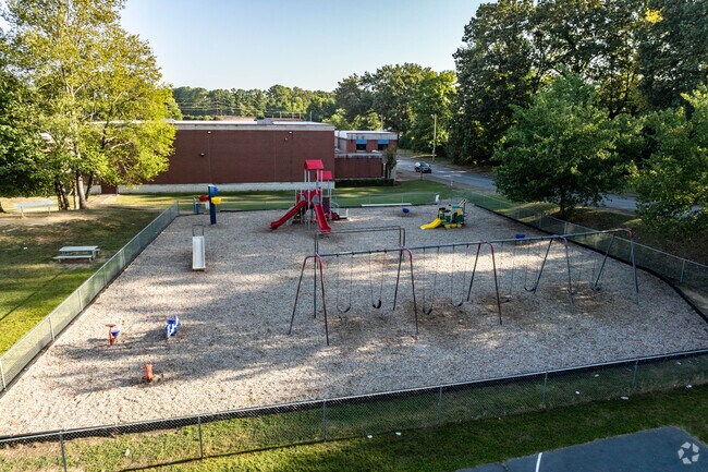 Alexander Elementary School has a C-minus from Niche.
