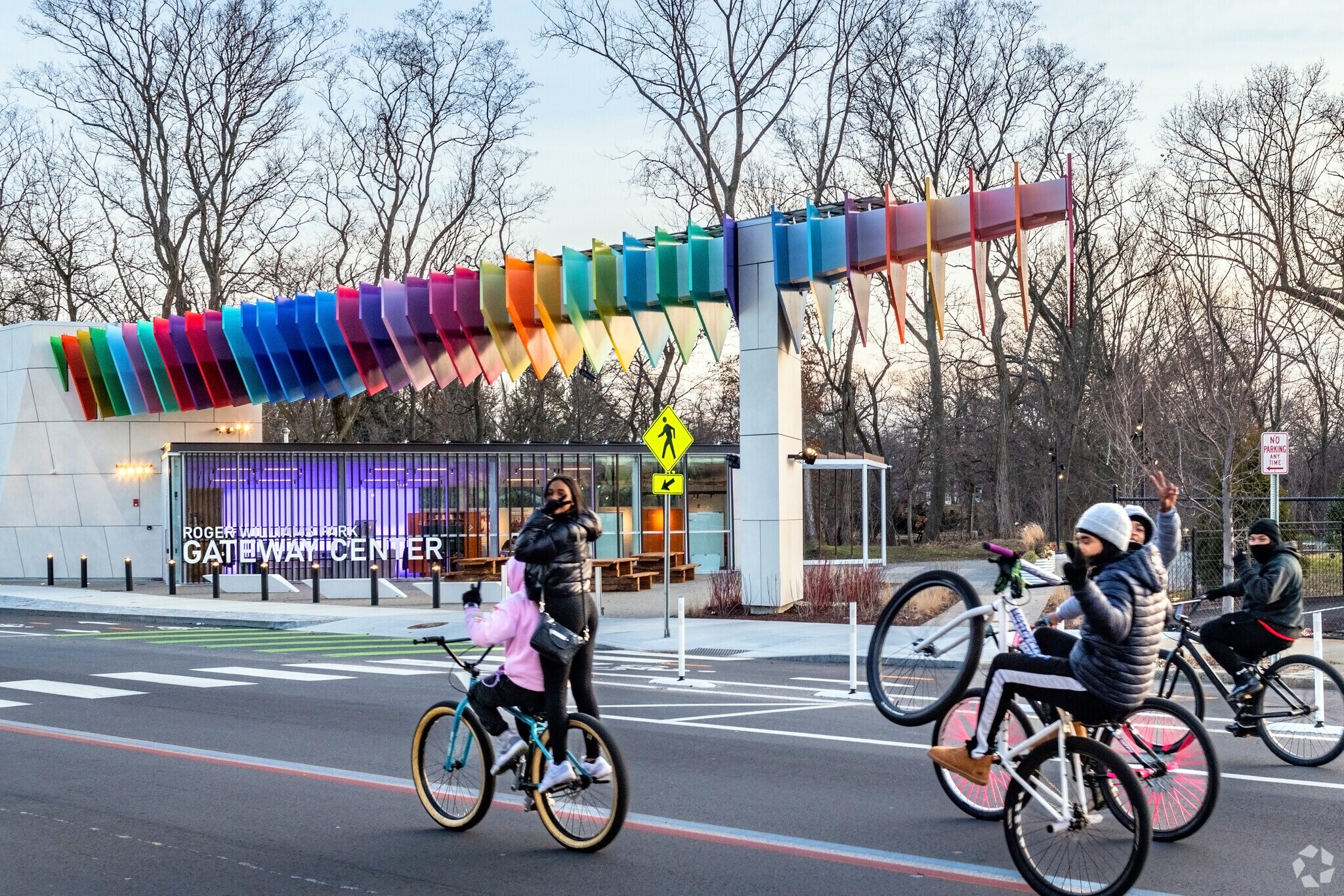 Residents of South Elmwood love to ride their bikes around Roger Williams Park Gateway Center.