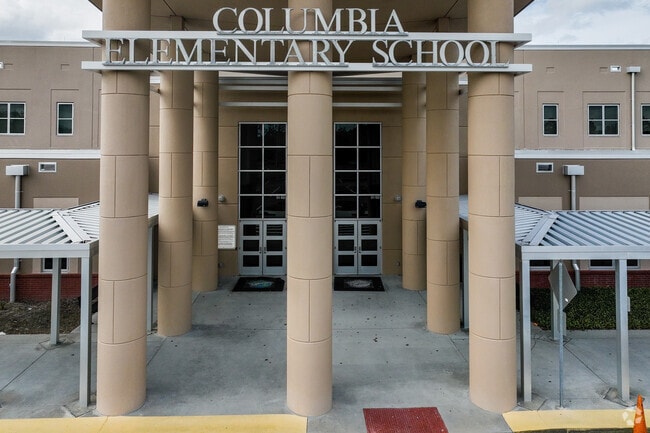 Welcome to the main entrance of Columbia Elementary School.