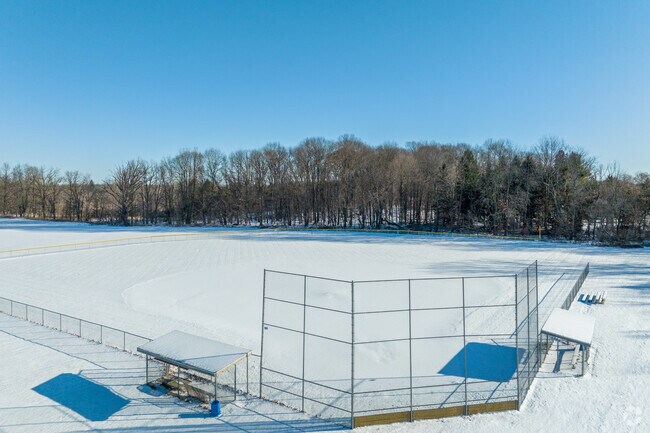 Mason Middle School has a baseball field.