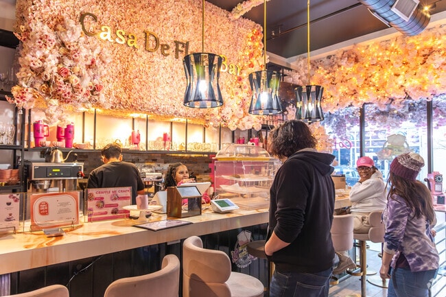 Casa de Flora Bar in Bloomfield is renowned for its beautiful atmosphere and excellent service.