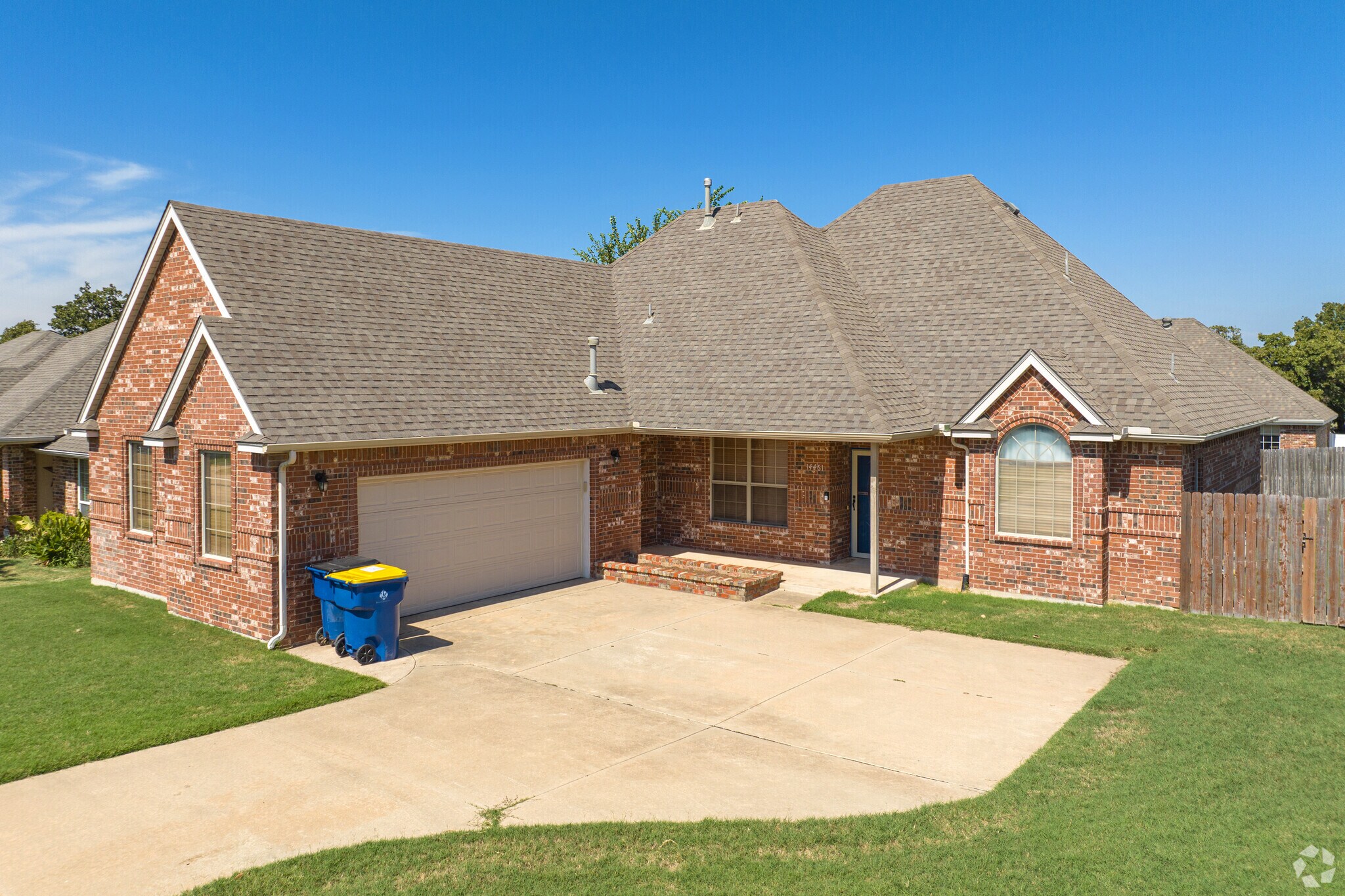 Some homes have unique driveways that make it easier for family and friends to visit.