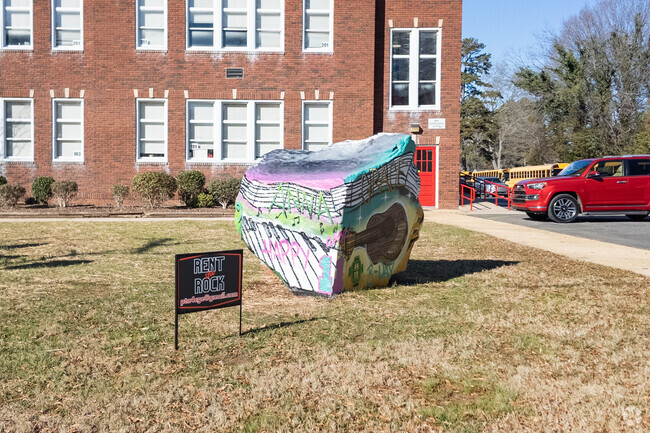 Stone to commemorate special days at China Grove Elementary School.