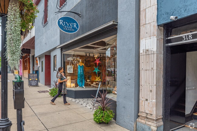 River Fair Trade in Downtown Morgantown sells fair trade goods from around the world.
