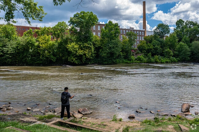 Burlington fishermen can cast a line from the banks at Red Slide Park.