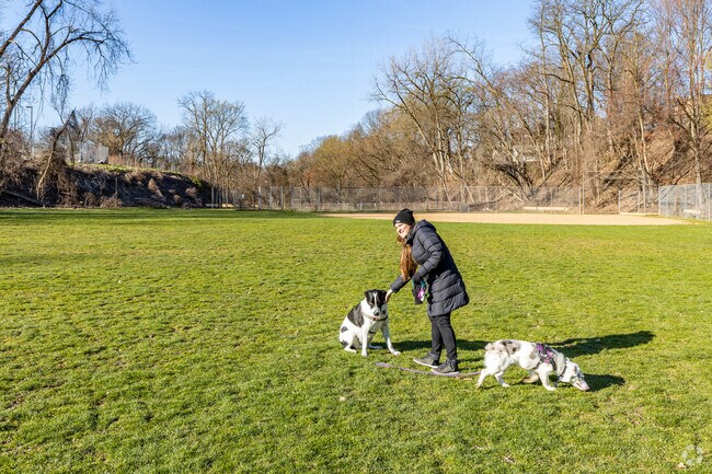 Heth's Playground between Morningside and Highland Park is a great place to run around.