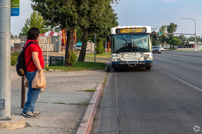 Adams residents can use Logan’s free bus system to get around the city.