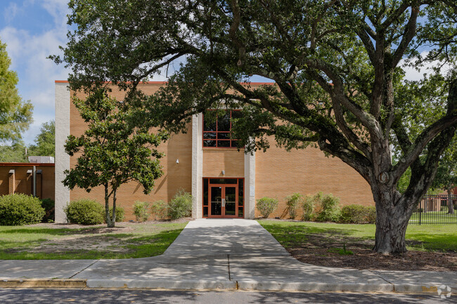 Northwoods Middle has beautiful brick classroom buildings in North Charleston.
