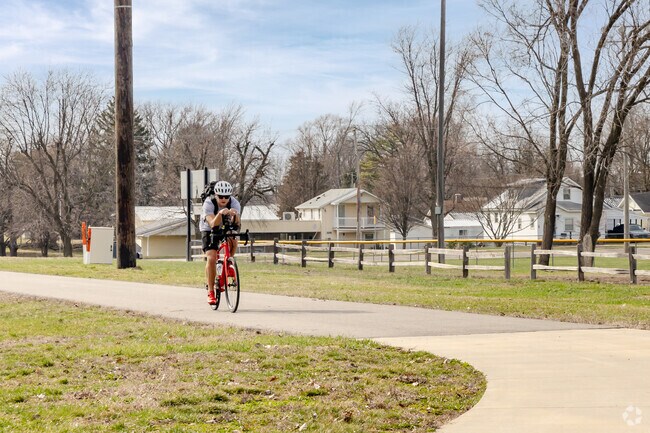Lincoln Prairie Grass Trail is a 12-mile bicycling path that connects Charleston to Mattoon.