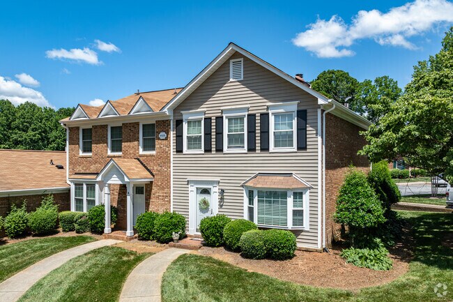 Hamilton Hills has many townhomes of varying styles.