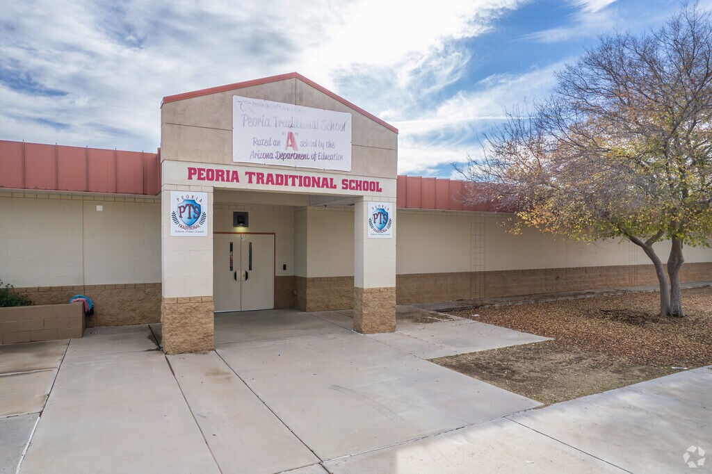 The main office at Peoria Traditional School in Peoria.