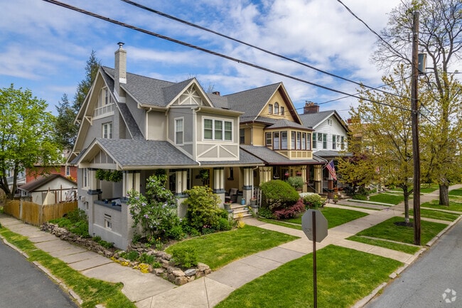 Gorgeous landscaping is a common feature for West Bethlehem homes.