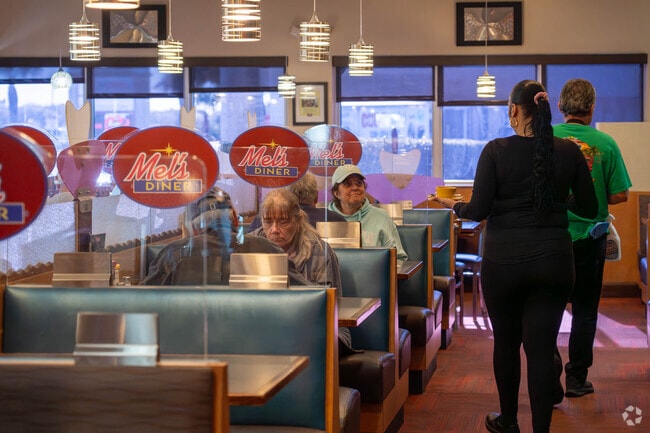 Mel's Diner is a favorite of Hancock residents and is locally owned.