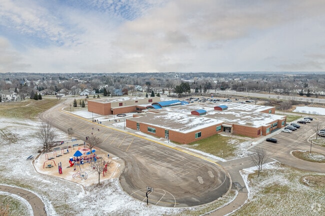 Red Rock Elementary School is off Radio Dr in Woodbury, MN.