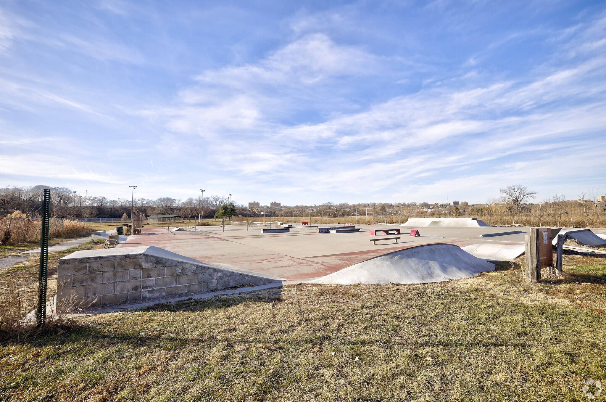 James Lynch Skatepark offers a great place to skateboard in Vinton Street.