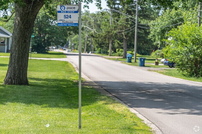 Residents can catch a Pace bus at  Gladstone Avenue, Prairie Street, and Terry Avenue.