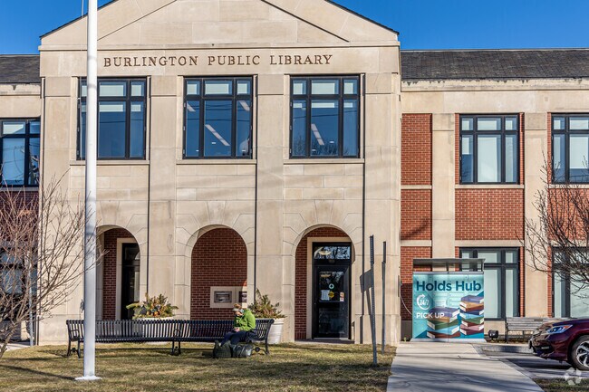 Pick up a book at the Burlington Public Library, just a short drive from Havenville.