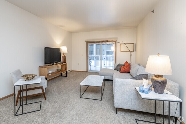 2BR, 1BA - 1,200SF - Living Room