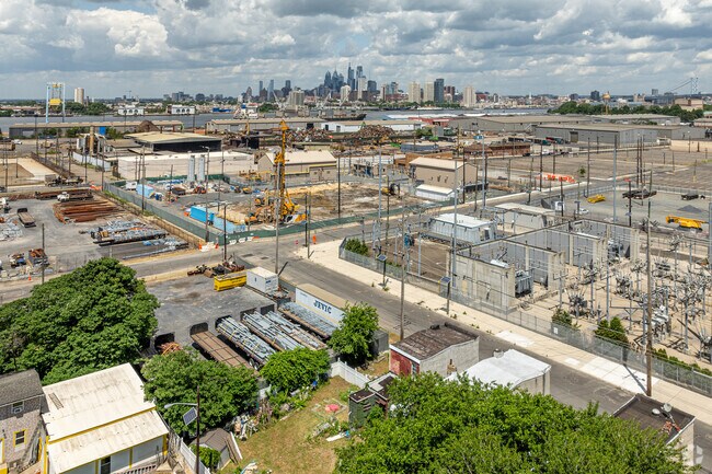 At its core, the Central Waterfront is an industrial built around a port along the Delaware.