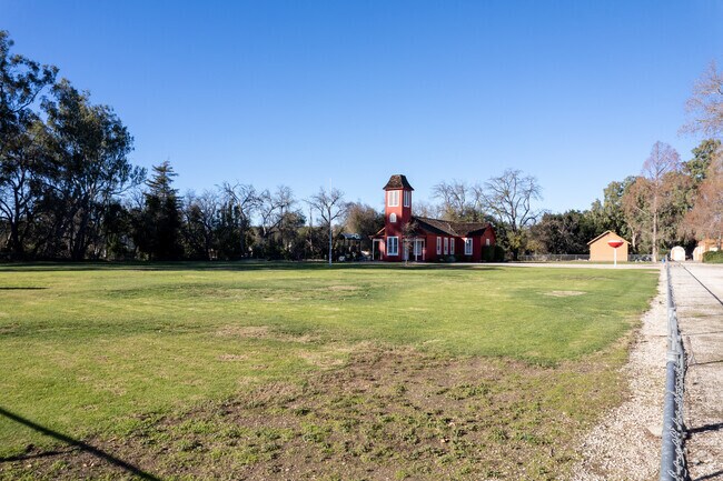 Ballard Elementary School has a very large campus.