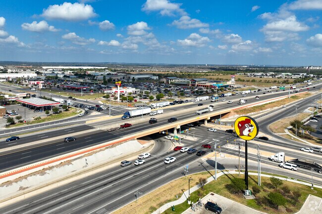 Communters can swing by the famous Buccee's on I-35 in New Braunfels.