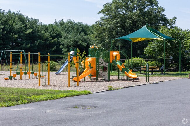 Southampton Twp School #1 has a nice playground for their students.