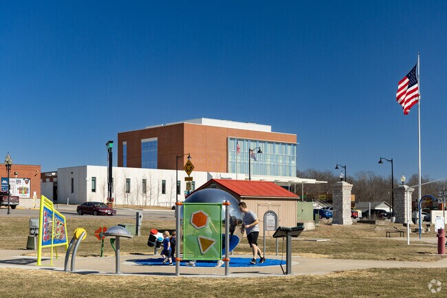 Discover endless fun at Memorial Park’s playground, perfect for all ages.