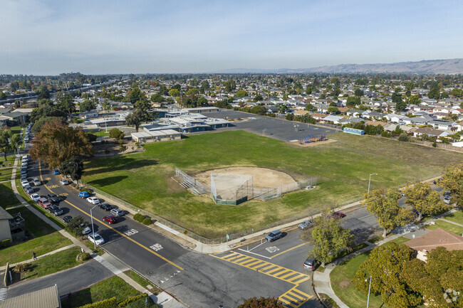 Cabrillo Elementary School has a large park and green space for play.