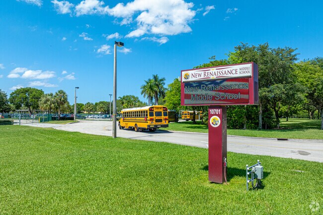 New Renaissance Middle School at Miramar Park provides a safe and secure space to its students and is graded B on Niche.