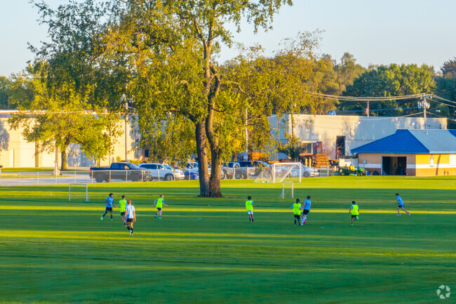 NIBCO Soccer Fields are a popular sports facility near Hudson-Sterling.