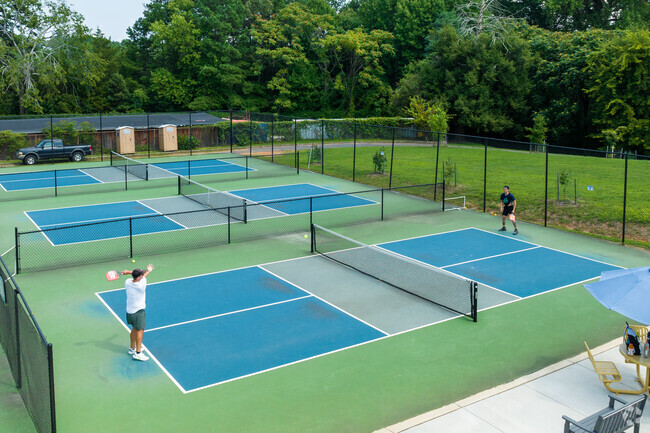 Play some pickleball at Forest Hill Park near Jahnke.
