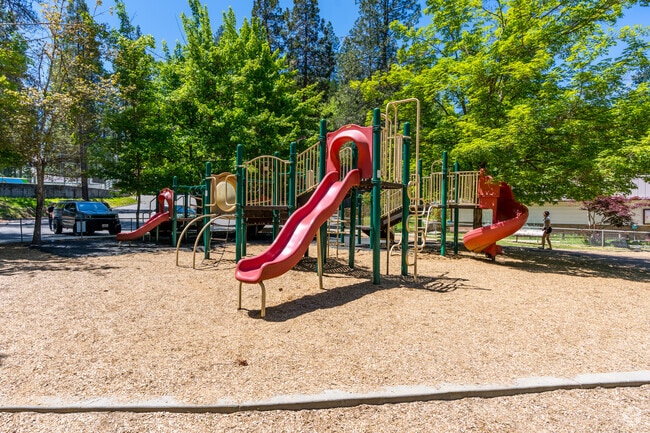 The playground at Pioneer Park is fun for children in Nevada City.
