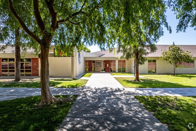 Enter Indian Hills Elementary School through its welcoming entrance.