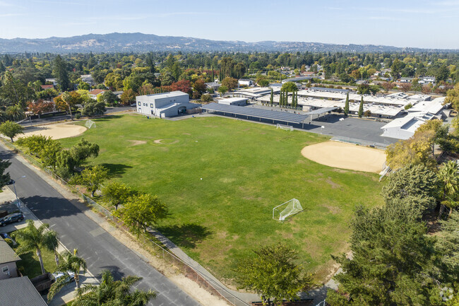 Oak Grove Middle School baseball field is used especially for home games.