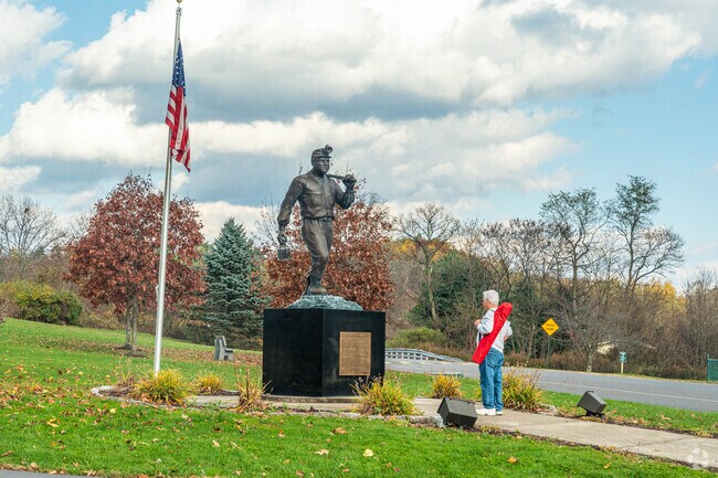 McDade Park has memorials honoring the former coal miners of Taylor.