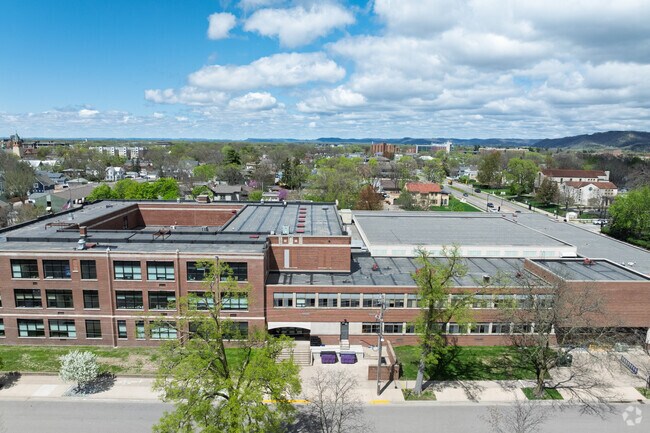 Aquinas Middle School serves grades 7 and 8.
