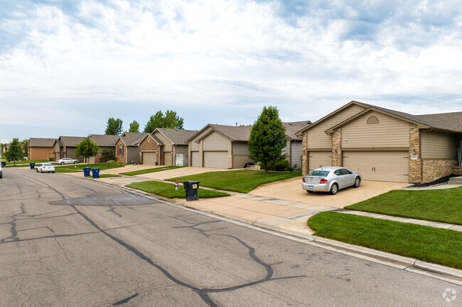 Many of the homes in Tyler's Landing have three-car garages.