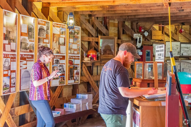 You can learn more about the history of the Arcadia Round Barn in East Edmond by walking in.