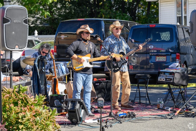 Live music entertains visitors at Fair Lawn's River Road Street Fair.