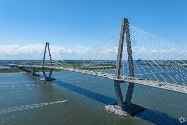 Downtown Charleston is a quick commute over the Ravenel Bridge from Old Village in Mt. Pleasant.