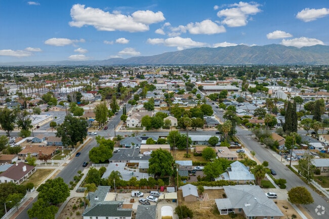 Aerial View of the Downtown Hemet Area