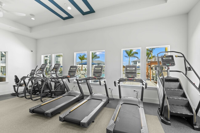 Fully equipped fitness center