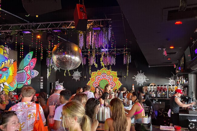 Residents and visitors can explore the nightlife at Rock Bar in Central Beach.